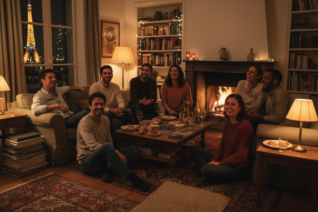 Une soirée entre amis  Image